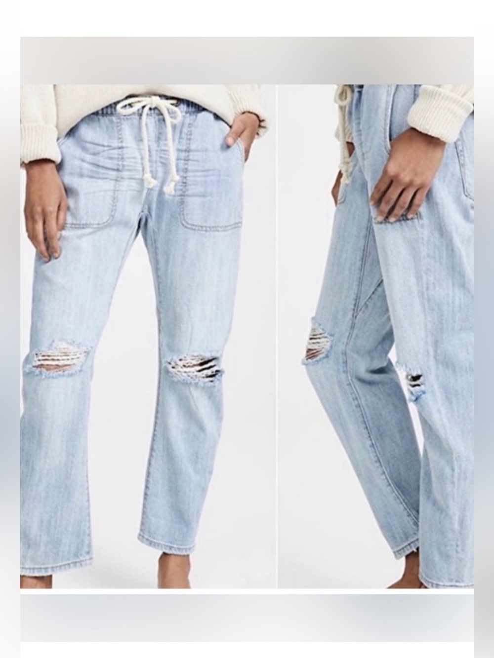 One Teaspoon drawstring jeans Size L